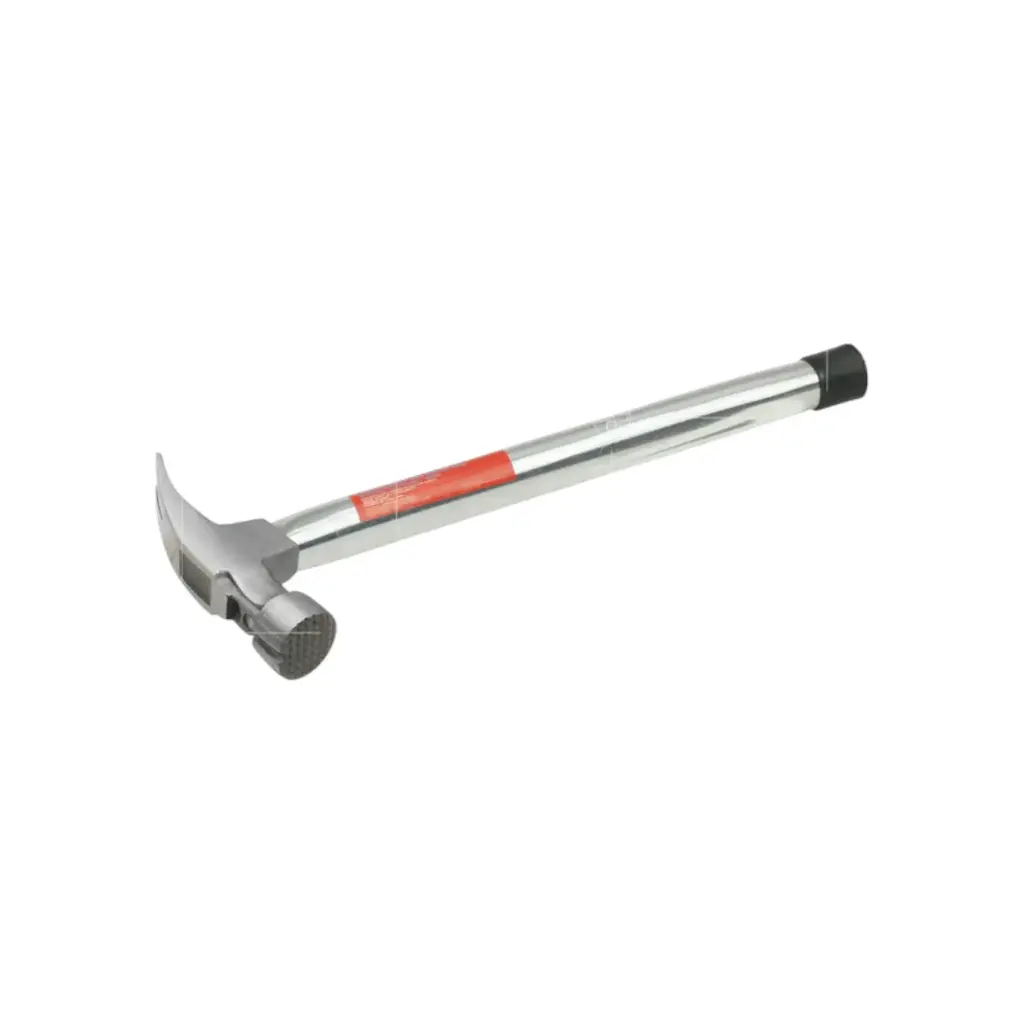 [SW-19990] Martillo uña curva, cara fresada que permite impacto sin deslizamiento, alojamiento imantado para clavos, succión magnetica nails slot. cabeza 16 oz y medida de 32cm. mango de acero