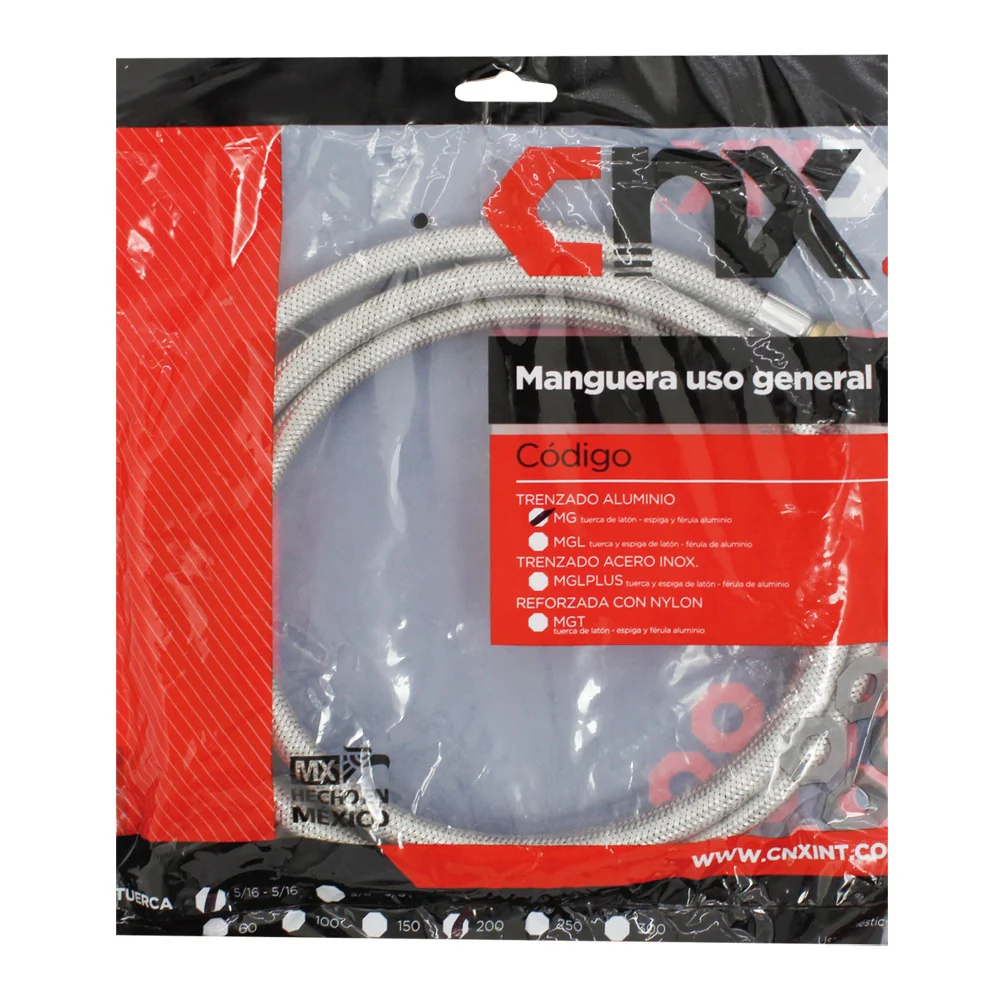 [MG10X200] MANGUERA FLEXIBLE 3/8"X3/8"X200CM