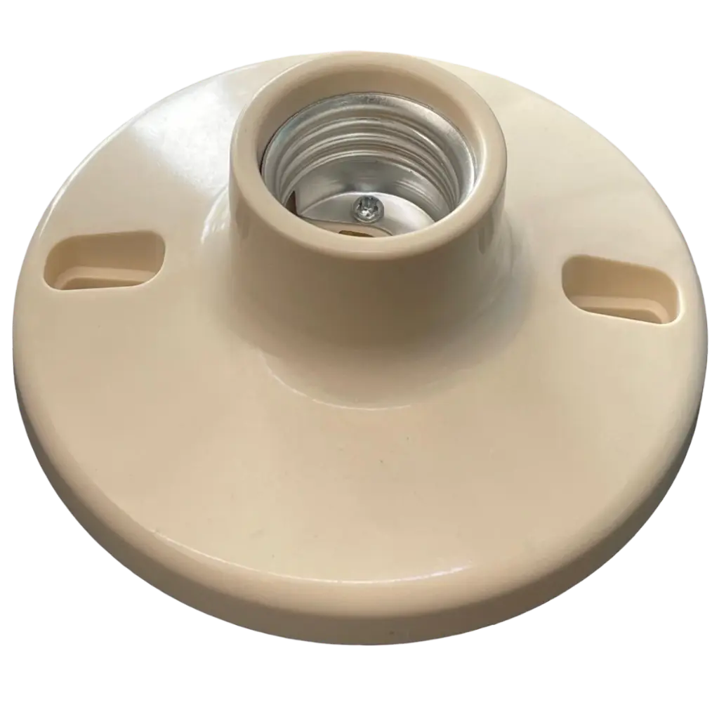 [SOC-003] SOCKET ROSETA DE BAQUELITA 4"