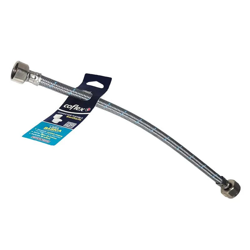 [LL-A55] CONECTOR FLEXIBLE COFLEX FORTE LAV. 1/2 FIP X 1/2 FIP (MANGUERA PARA LAVABO DE ACERO FORTE DE 55 CM)