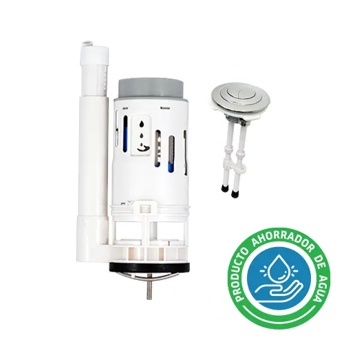 [P-B6022] VALVULA DUAL PARA SANITARIOS DE UNA PIEZA