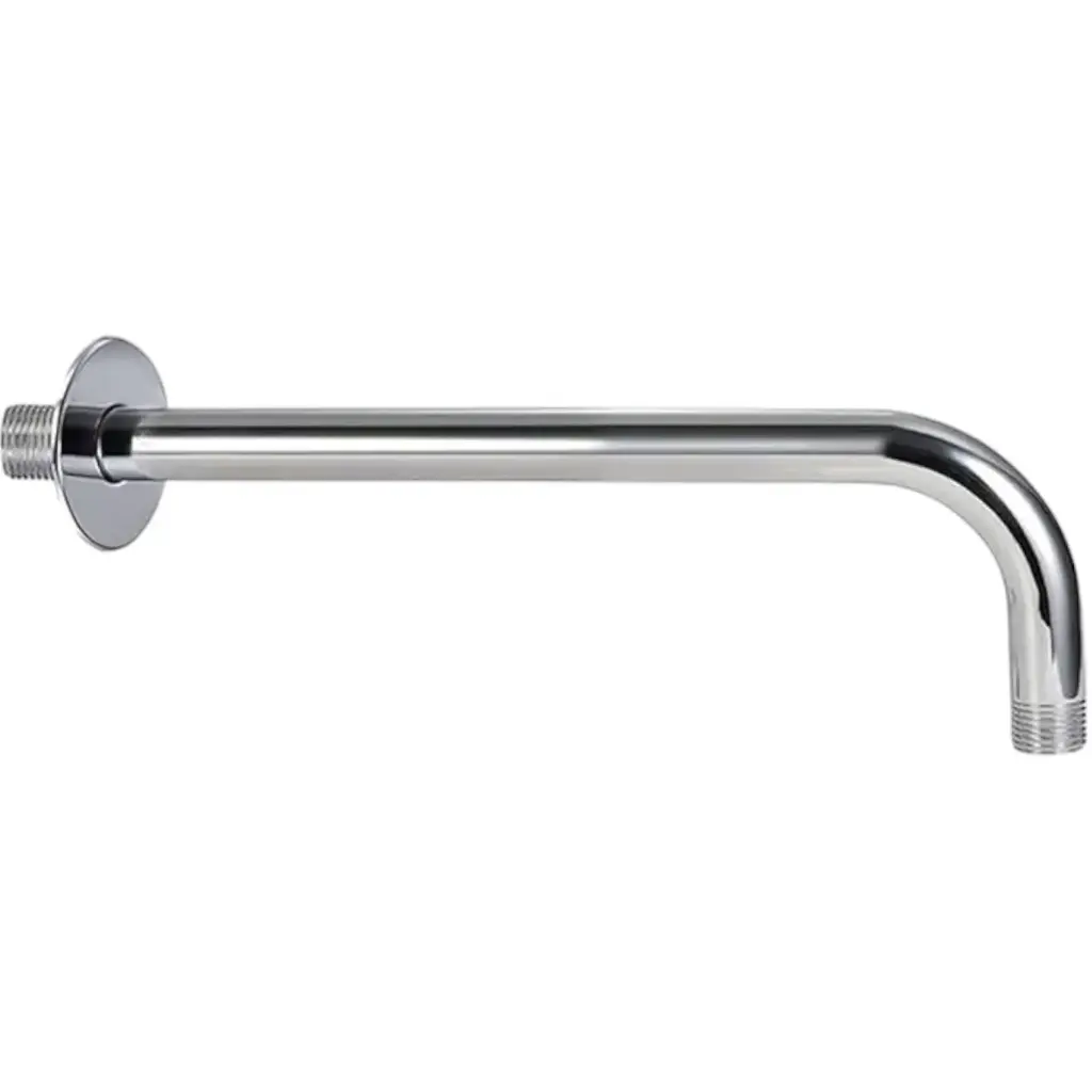 [SP-51033-3] BRAZO DE REGADERA Fabricado en acero inoxidable,Chapetón acero inoxidable Acabado cromado, 40cm mas curvatura 50cm.