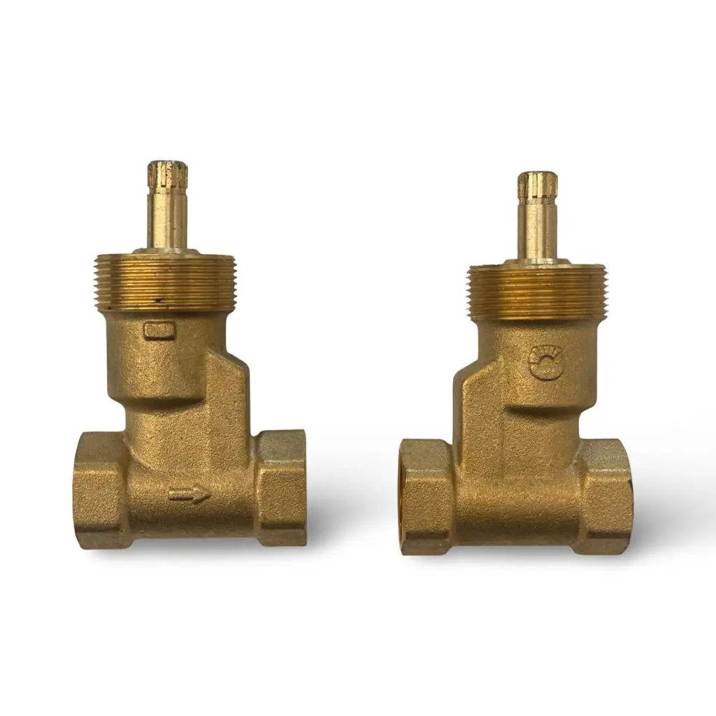 [SP-70058] LLAVES DE EMPOTRAR SOLDABLE cuerpo y cartucho de latón,Peso 195g Acabado de forja, (precio por pieza)
