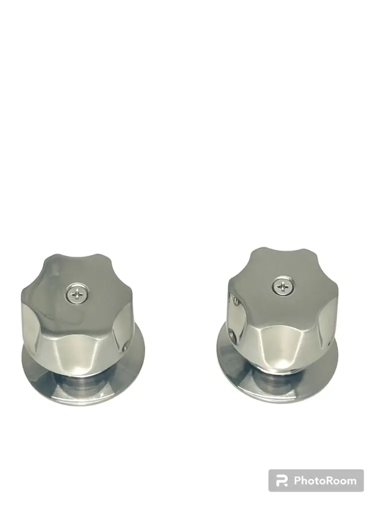 [SP-70073] JUEGO DE MANERALES Espiga estría,maneral y chapetón de zinc en cabado cromado (precio por pieza).