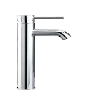 [SF-11801] MONOMANDO P/ LAVABO cuerpo metálico, cuerpo cerámico de suave apertura, maneral de zinc, mide 29 cm de altura, con doble flexibles mangueras (calor y frio),acabado cromo.