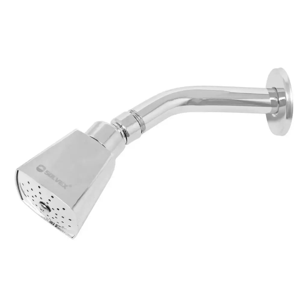 [SP-50006] REGADERA 2" funciona con baja presión, para mayor flujo de agua se puede retirar el reductor, cabeza de zinc, brazo metálico cromado y chapeton de acero inoxidable, acabado cromo espejo.
