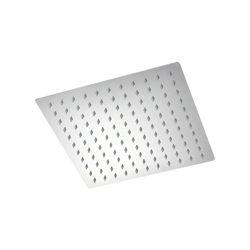 [SP-50020] REGADERA CUADRADA 10" Cuerpo de acero inoxidable, sin brazo,acabado cromo