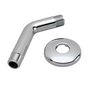 [SP-50035] BRAZO DE ACERO PARA REGADERA 16 CM (BRAZO Y CHAPETON P/REGADERA METAL CROMADO)