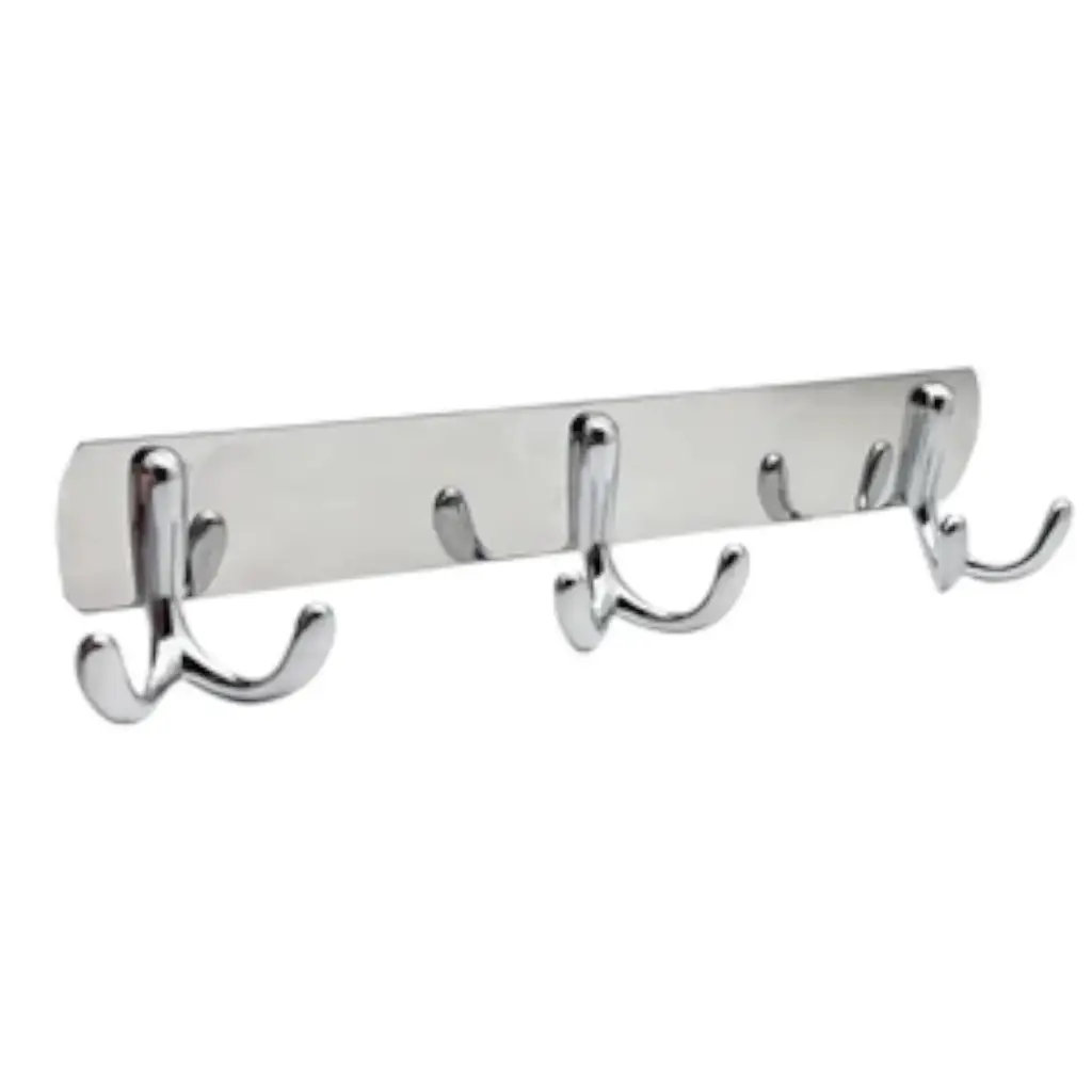 [SP-60301] PERCHERO PARA PARED Hecho de acero inoxidable,Gancho de aluminio,Tamaño:35CM Acabado cromo