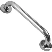 [SP-61015-2] BARRA DE SEGURIDAD 40cm con chapeton,cuerpo de acero inoxidable acabado cromo espejo.