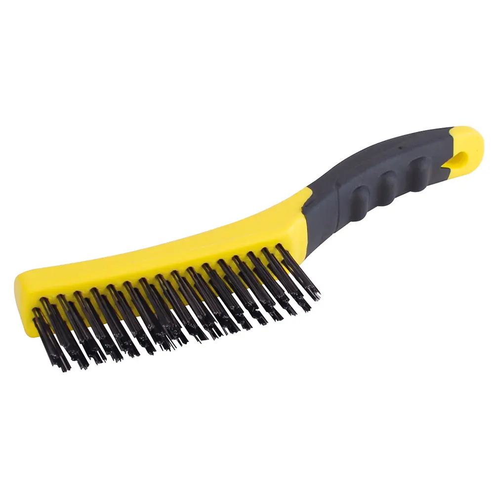 [SW-32030601] CEPILLO Cepillo de alambre en acero inoxidable, cuerpo plástico con mango ajustable. calibre: 0.30 mm